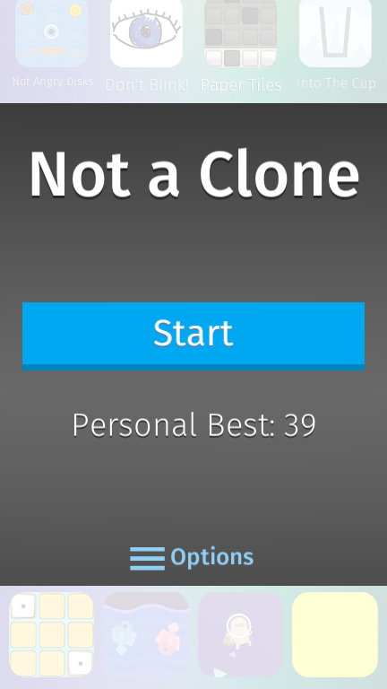 Not a Clone Development Screenshots (May 2015)