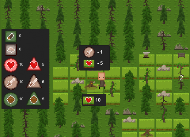 Experimenting with tile based HUD system