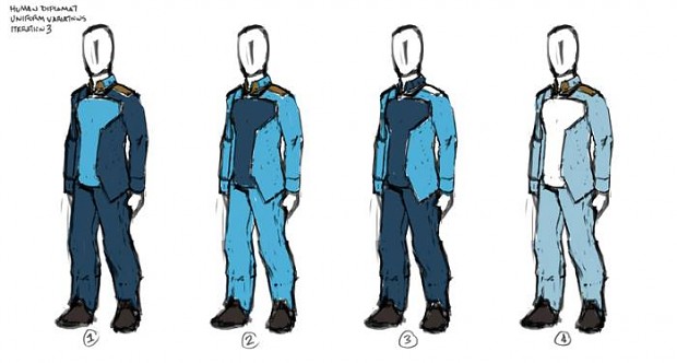 Human Diplomat Uniform Concept