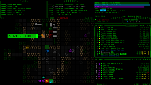 Cogmind Map Zooming