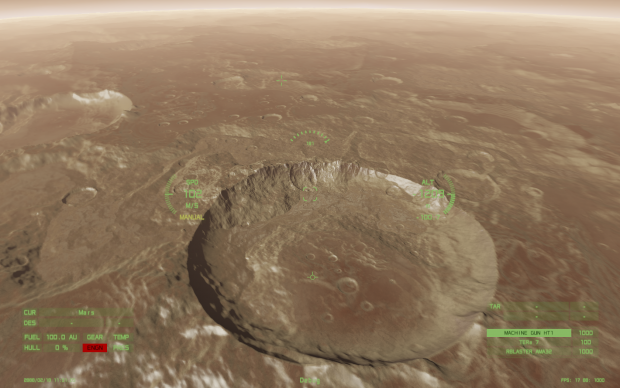 Details of a Procedural Crater