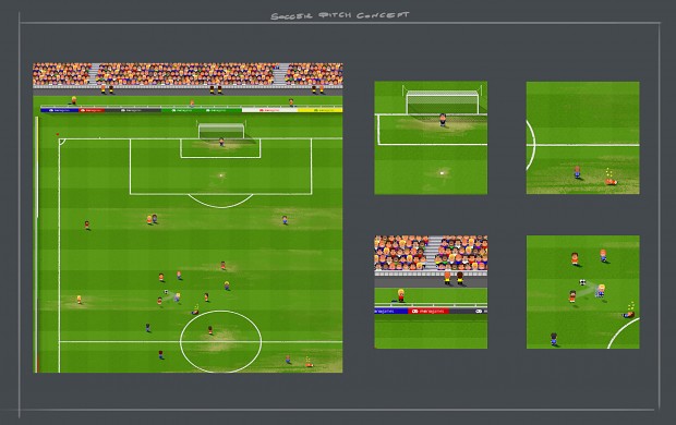 Old concept inspired by Sensible Soccer & KickOff
