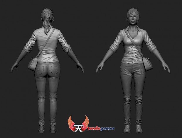 First 3D characters in development