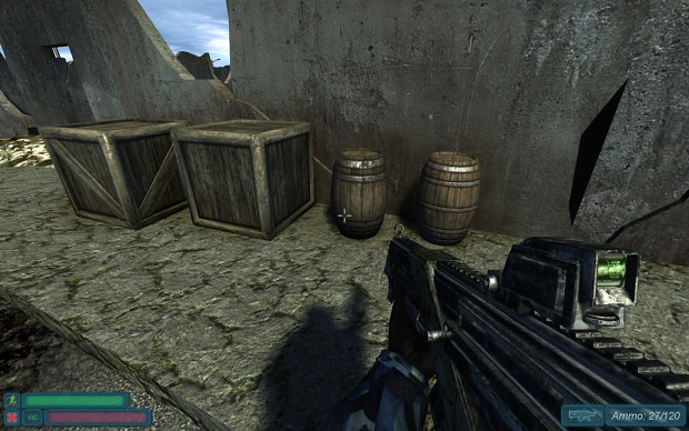 generic crates and barrels