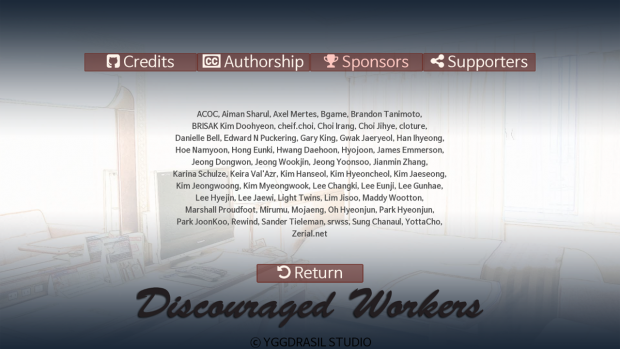 Discouraged Workers Sponsors Screen