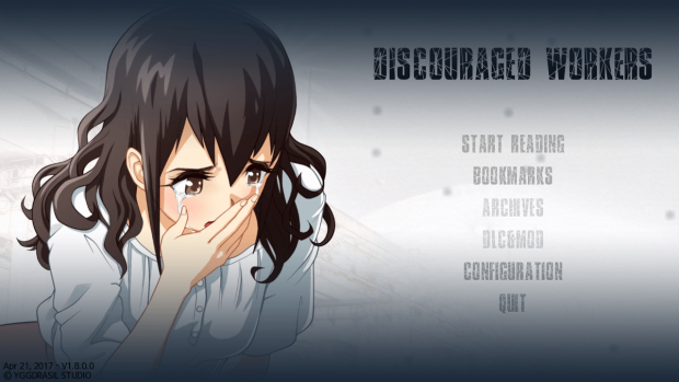 Discouraged Workers Title Screen.