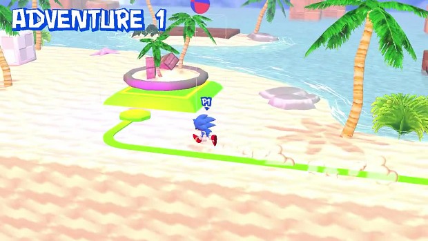 Classic Sonic 3D Adventure - Physics Game by juniortennis7