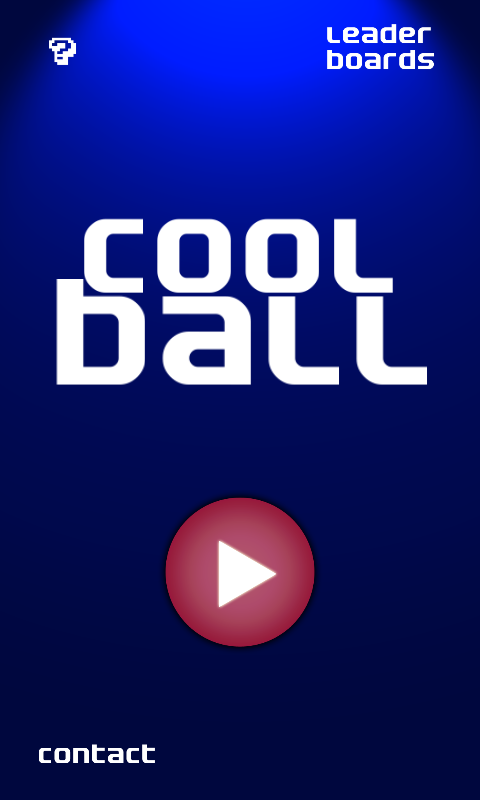 The Cool Ball menu