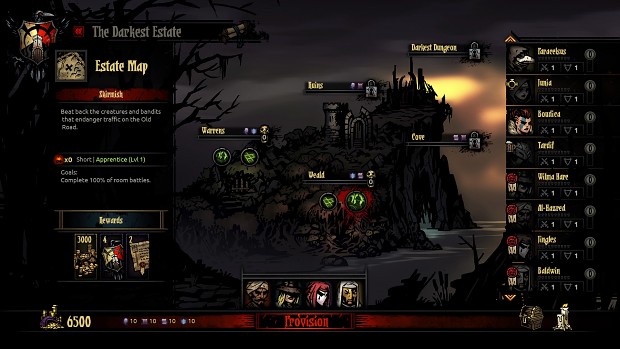 darkest dungeon tutorial gameplay