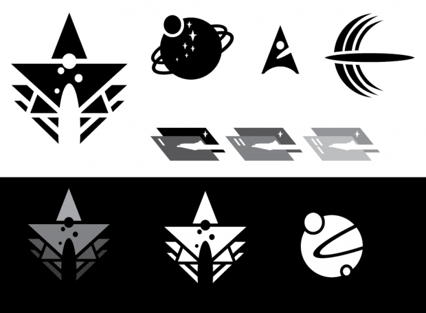 Some more WIP, model fidelity and faction logos.