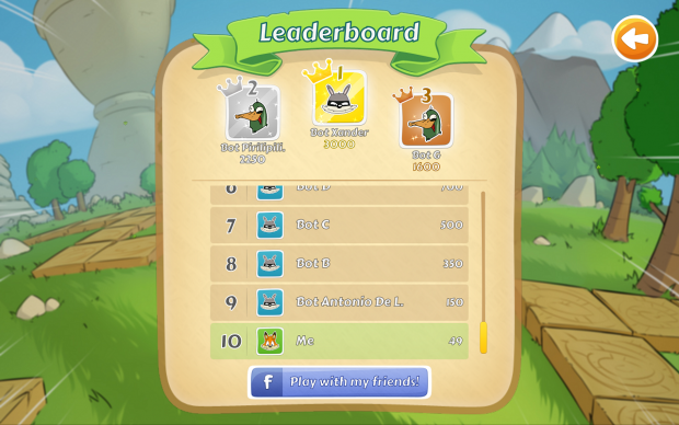 Leaderboard (with friends)