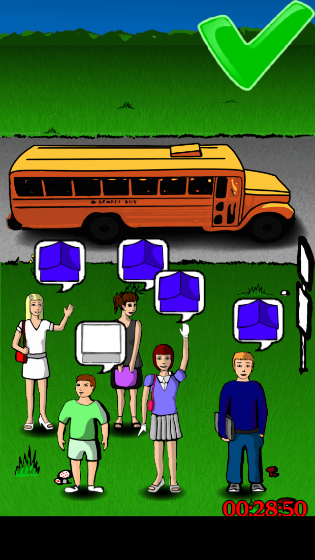 Funny bus puzzle screenshots