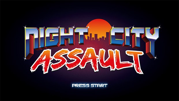 Night City Assault - Title Screen