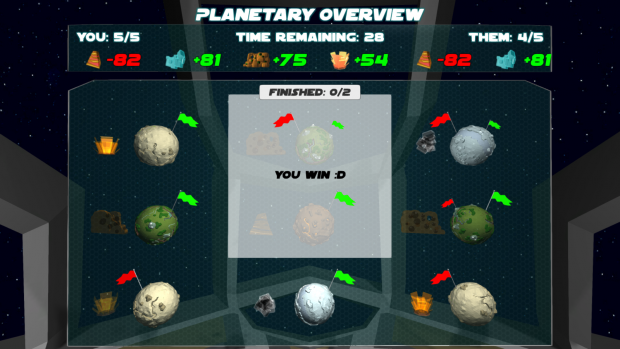 Planetary Overview (5-4) - Player wins!