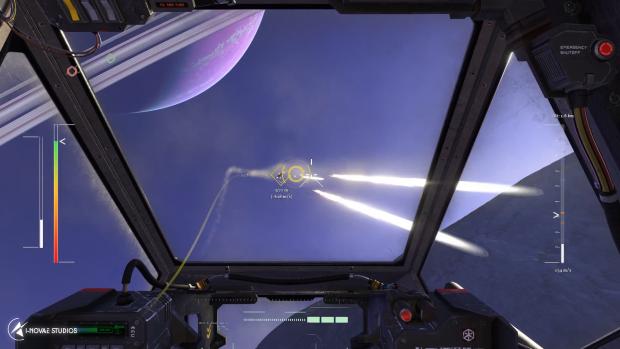 Cockpit View in the Battlescape Prototype