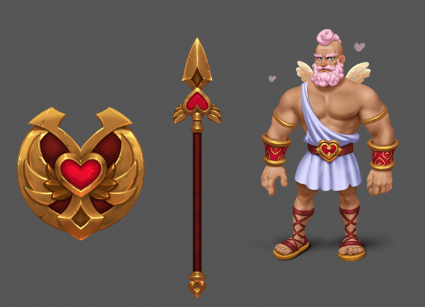 St. Valentine's skins for heroes are available!