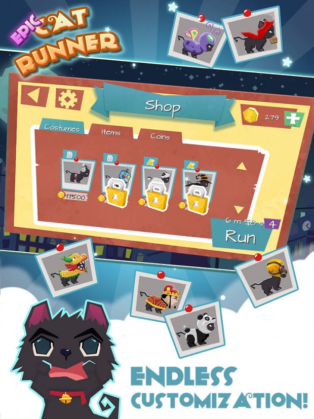 cat runner game free download