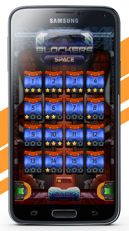Space Blockers in-game screen