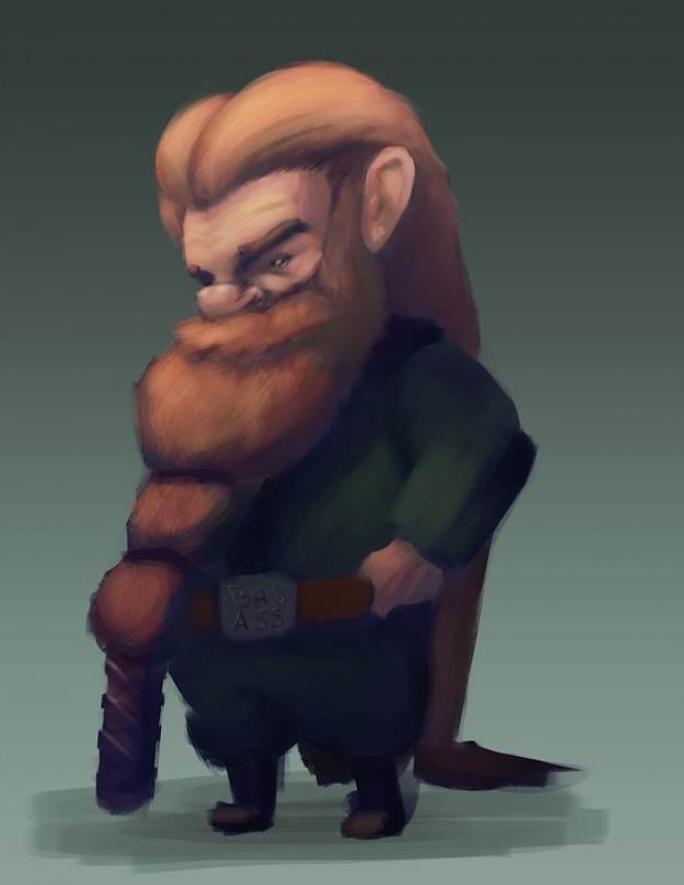 'Bad Ass' Dwarf concept