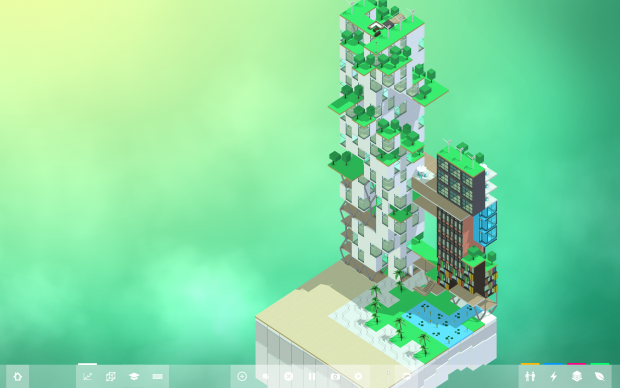 Green tower
