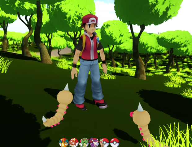 Weedles in Viridian Forest