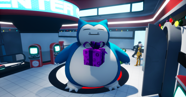 Snorlax with a gift by Andronicus