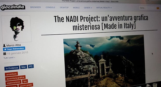 The NADI Project su giocondie.it