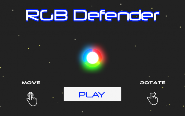 RGB Defender main menu