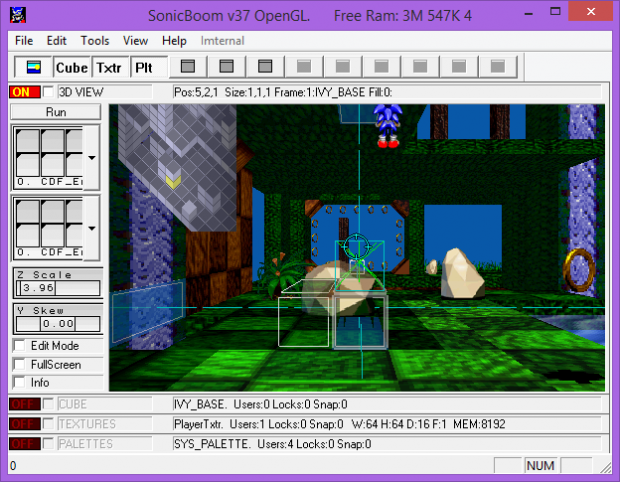 Sonic x treme level editor