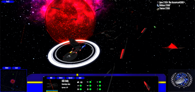 Sovereign class starship. Named after the Unity 3D engine.