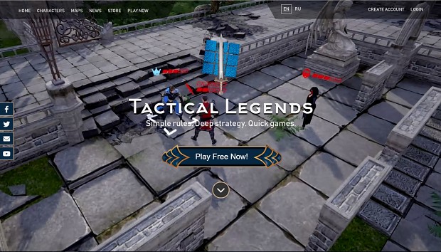 New Tactical Legends Homepage