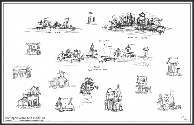 Buildings Locations Sketches 2