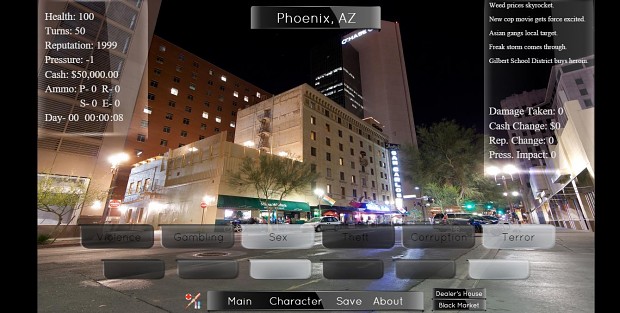 Phoenix city screen