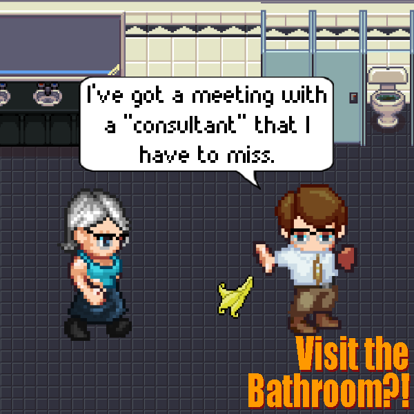 visit the bathroom 5