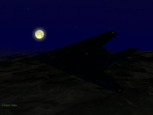 F-117 Nighthawk on a night mission