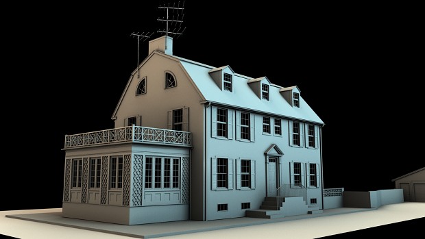 Amityville Exterior - Front modelling