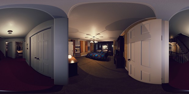 Master bedroom panorama preview