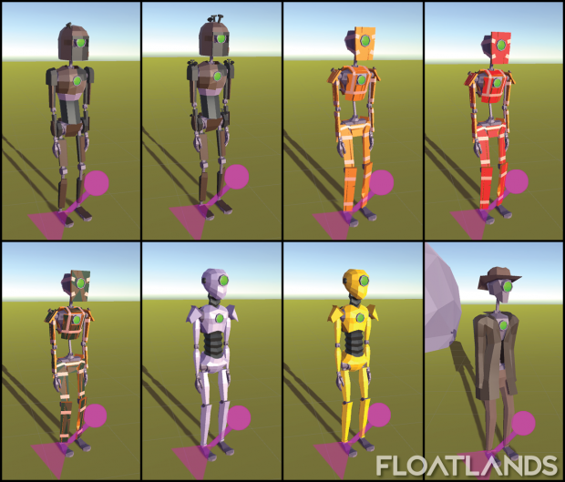 player robot skins