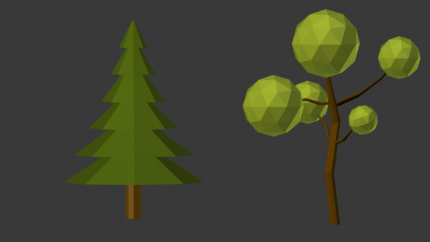 New Trees (Spruce and Oak)