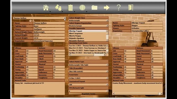 World Boxing Manager Windows game - ModDB