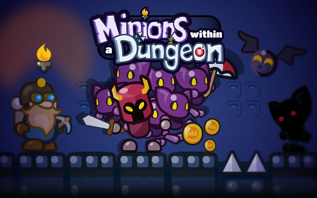 Minions within a Dungeon - Splashscreen