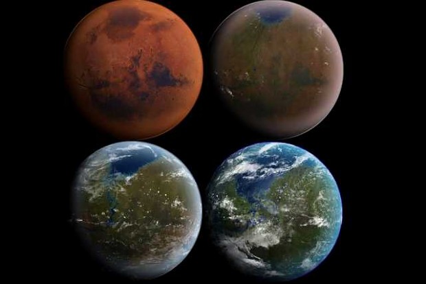 You will be able to terraform rocky, icy, and vulcanic planets.