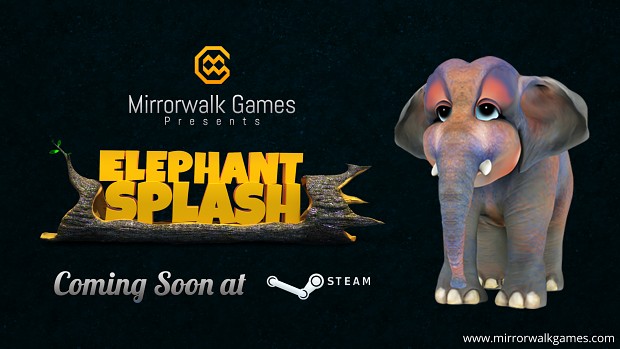 Elephant Splash Wallpaper 01