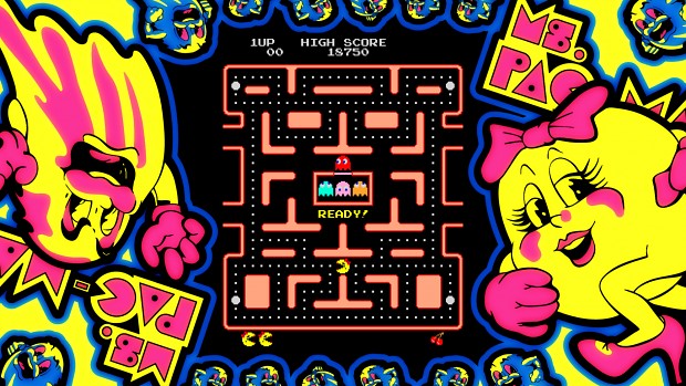 paint color codes for ms pac man arcade game