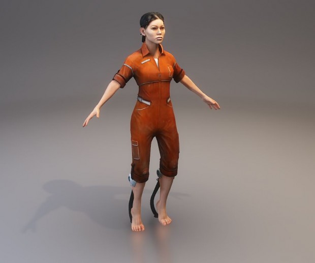 Chell in T-Pose (05/26/2017)
