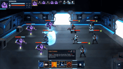 Zerker: Hail of bullets in Robothorium (Rogue-like RPG/Strategy)