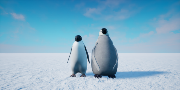 Adelie and Emperor penguins
