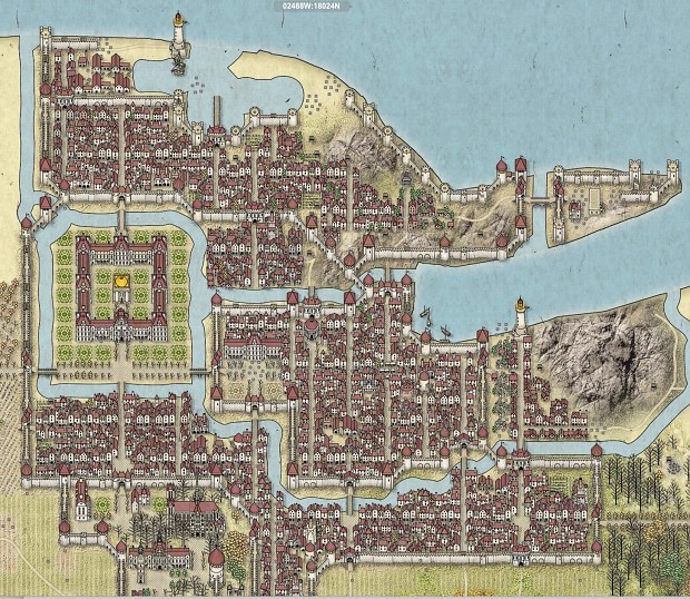 The ducal city of Alderaan