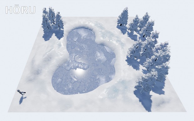 Frozen Lake - Battle Tile