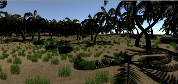 Screenshots of the terrain